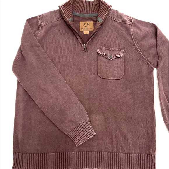 Outdoor life burgundy men sweater Sz M - Picture 1 of 4